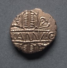 Cunobeline Stater (obverse), c. 10-40 A.D.. England (Ancient Britain), 1st century A.D.. Gold