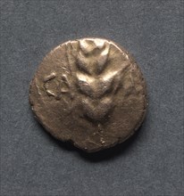 Cunobeline Quarter Stater (obverse), c. 10-40 A.D.. England (Ancient Britain), 1st century A.D..