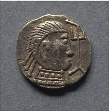 Witmen Tremissis (obverse), early 600s. England, Anglo-Saxon, early 7th century. Gold
