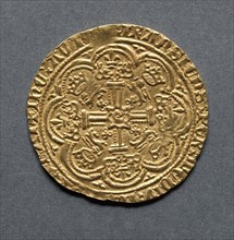 Noble (reverse), 1377-1399. England, Richard II, 1377-1399. Gold
