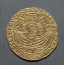 Ryal (obverse), 1464/5-1470. England, Edward IV (first reign 1461-1470, second reign 1471-1483).