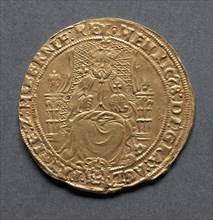 Half Sovereign (obverse), 1544-1547. England, Henry VIII, 1509-1547. Gold