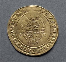 Half Sovereign (reverse), 1549-1550. England, Edward VI, 1547-1553. Gold