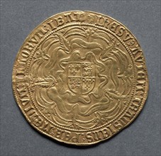 Sovereign of Thirty Shillings (reverse), 1550-1553. England, Edward VI, 1547-1553. Gold
