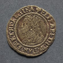 Halfcrown (obverse), 1560-1561. England, Elizabeth I, 1558-1603. Gold