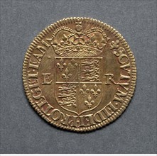 Half Pound (reverse), 1558-1560. England, Elizabeth I, 1558-1603. Gold