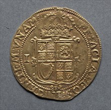 Unite (reverse), 1613-1615. England, James I, 1603-1625. Gold