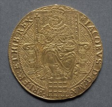Rose Ryal (obverse), 1619-1620. England, James I, 1603-1625. Gold