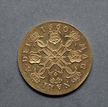 Broad [pattern] (reverse), 1660. Thomas Simon (British). Gold