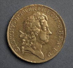 Five Guineas (obverse), 1716. England, George I, 1714-1727. Gold