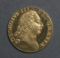 Guinea [pattern] (obverse), 1761. Richard Yeo (British, 1720-1779). Gold
