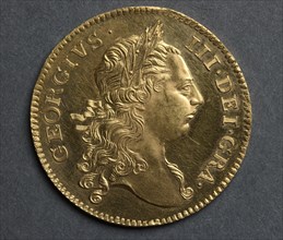 Two Guineas [pattern] (obverse), 1773. John Sigismund Tanner (British, 1775). Gold
