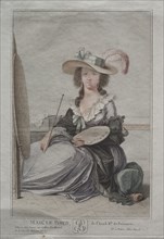 Mme Vigée Lebrun, c. 1800. Anonymous. Stipple engraving