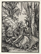 The Lovers, 1511. Albrecht Altdorfer (German, c. 1480-1538). Woodcut