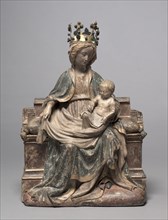 Enthroned Virgin with the Writing Christ Child, c. 1400. Franco-Netherlandish, active Paris(?),