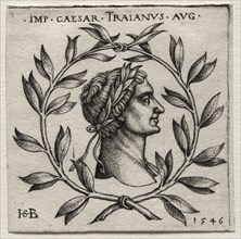 Trajan, 1546. Hans Sebald Beham (German, 1500-1550). Engraving