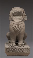 Lion, 1100s. Cambodia, Khmer, Angkorean period (877-1431). Stone; overall: 95.2 x 47.6 cm (37 1/2 x