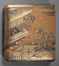 Writing Box, late 18th century. Japan, Edo Period (1615-1868). Lacquer with gold on wood; overall: