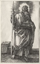 The Apostle Thomas. Albrecht Dürer (German, 1471-1528). Engraving