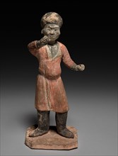 Groom (Tomb Figure), late 6th - early 7th Century. China, Sui dynasty (581-618) - Tang dynasty