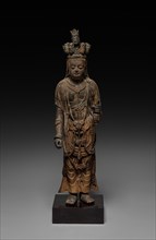 Eleven-Headed Guanyin, late 600s. China, Tang dynasty (618-907). Wood; height: 62.9 cm (24 3/4 in.)
