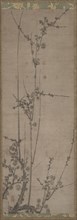 Plum Blossoms, 1336-92. Japan, Nanbokucho period (1336-92). Hanging scroll; ink on paper; painting