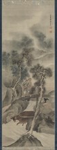 Water Buffalo Returning Home, 1781. Yosa Buson (Japanese, 1716-1783). Hanging scroll, ink and light