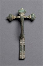 Cross-bow Fibula, c. 1-200. Italy, Roman, c. 1st-2nd Century. Bronze; overall: 9.5 cm (3 3/4 in.).