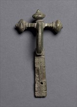 Cross-bow Fibula, 1-200. Italy, Roman, 1st-2nd Century. Bronze; overall: 9.5 cm (3 3/4 in.).