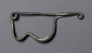 Fibula, c. 700 BC. Italy. Bronze; overall: 10.2 cm (4 in.).
