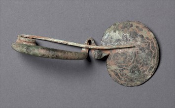 Plate Fibula, 900-700 BC. Italy. Bronze; overall: 11.1 cm (4 3/8 in.).