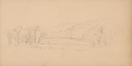 Sketchbook, page 06: "Gorham" (Maine), 1859. Sanford Robinson Gifford (American, 1823-1880).