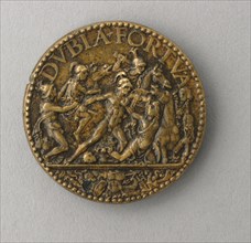 Dubia Fortuna, 16th century. Antico (Italian, c. 1460-1528). Bronze; diameter: 3.7 cm (1 7/16 in.).