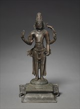Shiva, 1200s-1300s. South India, Chola period (900-13th Century). Bronze; overall: 30.3 cm (11