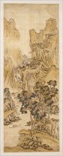 The Peach Blossom Spring, 1650. Liu Du (Chinese, active c. 1628-after 1653). Hanging scroll, ink
