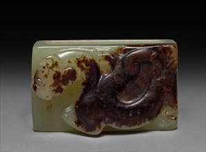 Scabbard Fitting, 317- 581. China, Six Dynasties period (317-587). Jade ; overall: 2.5 x 4.2 cm (1