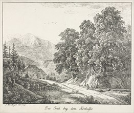 The Path by the Kochelsee, 1809. Simon Warnberger (German, 1769-1847). Lithograph