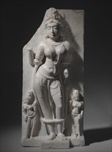 Vidyadevi (Goddess of Learning), 900s-1000s. India, Western Rajasthan, 10th-11th century. Marble;