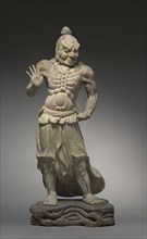 Guardian Figure: Nio, 1200s. Japan, Shiga prefecture, Kamakura period (1185-1333). Chestnut and