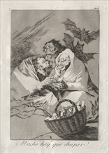 Caprichos:  There is Plenty to Suck, 1799. Francisco de Goya (Spanish, 1746-1828). Etching and