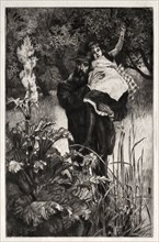 The Widower. James Tissot (French, 1836-1902). Etching and drypoint