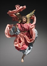Figure from a Crèche: Angel, 1780-1830. Italy, Naples, late 18th-early 19th century. Painted wood