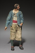 Figure from a Crèche: Standing Man, 1780-1830. Italy, Naples, late 18th-early 19th century. Painted