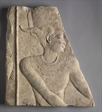 Temple Relief of a Deity, 360-246 BC. Egypt, Greco-Roman Period, Late Dynasty30 to early Ptolemaic