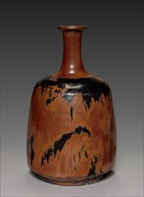 Bottle Vase: Seto Ware, first half of 17th century. Japan, Aichi Prefecture, Seto Kilns or Gyu