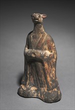 Mortuary Figure of the Zodiac Sign: Boar (Pisces), 500s. China, Northern Wei dynasty (386-534).