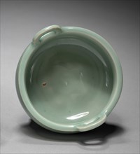 Incense Burner in Tripod Form (bronze lid), 1800s. Japan (?), 19th century. Glazed white porcelain,