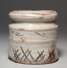 Water Container (Mizusashi) with Grasses, late 1500s–early 1600s. Japan, Momoyama period