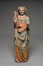 Reliquary Statuette of the Virgin and Child, c. 1330. Austria, Salzburg, 14th century. Painted