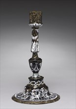 Candlestick Depicting the Triumph of Diana, c. 1565. Attributed to Jean II de Court (French, bef